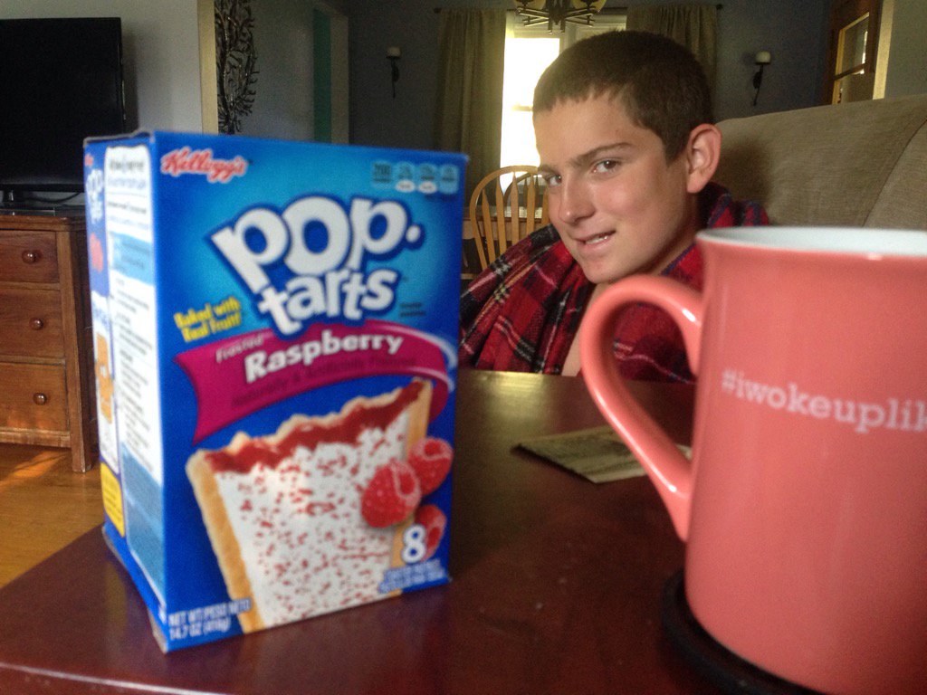 pastordan's tweet image. #boysweek #firstbreakfast