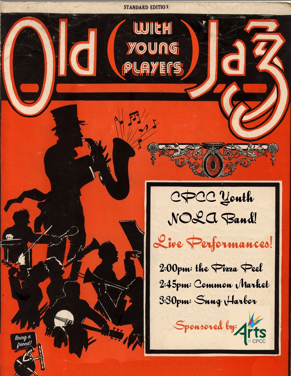 FatFaceBand's tweet photo. Our youth brass group will be out in plaza midwood today @PizzaPeel @commonmarket @SnugRock @cpcc https://t.co/2hXyMhdt8w
