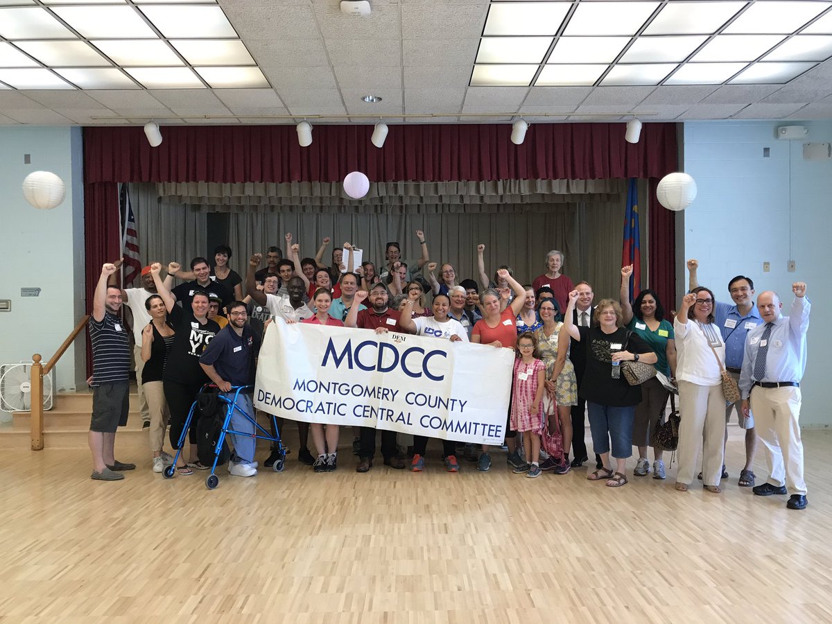 Maryland_First's tweet photo. Thank you @MCDCC &amp; our amazing volunteers out here ready to knock doors on a sunny Sat. morning! #resistrenew #thisishowwewin https://t.co/ChF1xiE0uj
