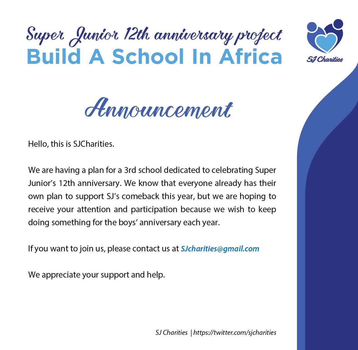 ⭐️ Coming soon #SJCharities
