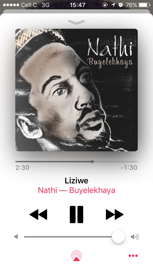 After all this time I'm still struggling to get over <a href="/nathi_mankayi/">Nathi Mankayi</a> 's Liziwe. Beautiful song.