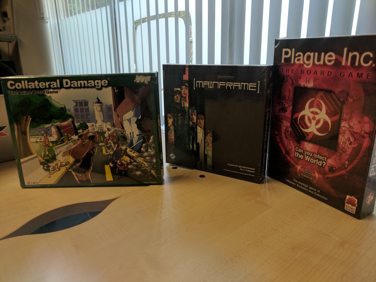 MarkRGray's tweet photo. A few of the prizes at the game jam at Cambridge @computermuseum @GlobalGameCraft #fsharp https://t.co/mXHSzu1DuY