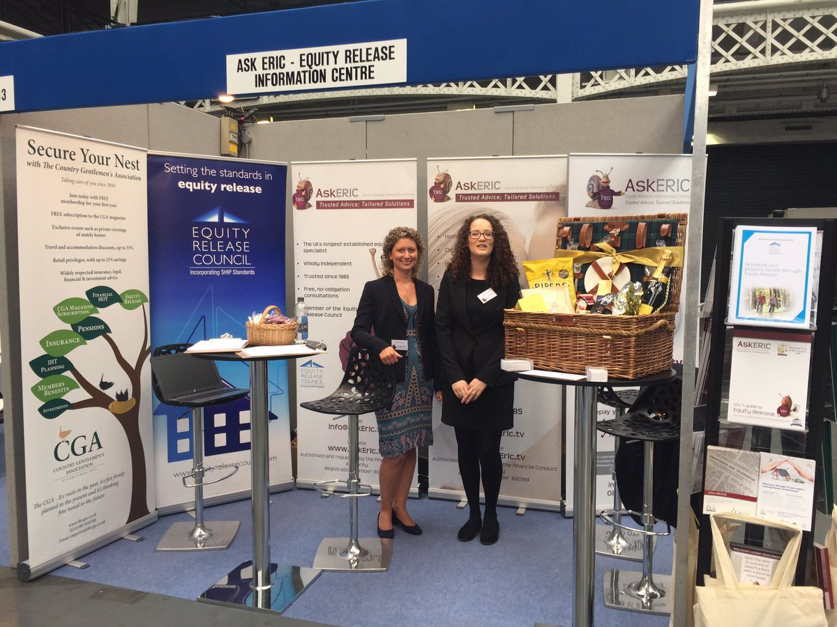 Day 2 of the #50plusshow come down and see us on stand D3 to talk about #equityrelease