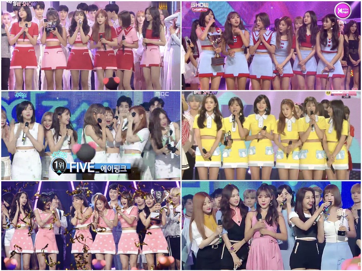 Apink19411's tweet photo. #five1stwin ๐#Five2ndwin ๐ #five3rdwin ๐ #five4rdwin ๐ #FIVE5thWin ๐ #five6thwin ๐ thanks pink panda ๐ผ๐๐ป๐ทโค๏ธ https://t.co/bAcF5uGPJP
