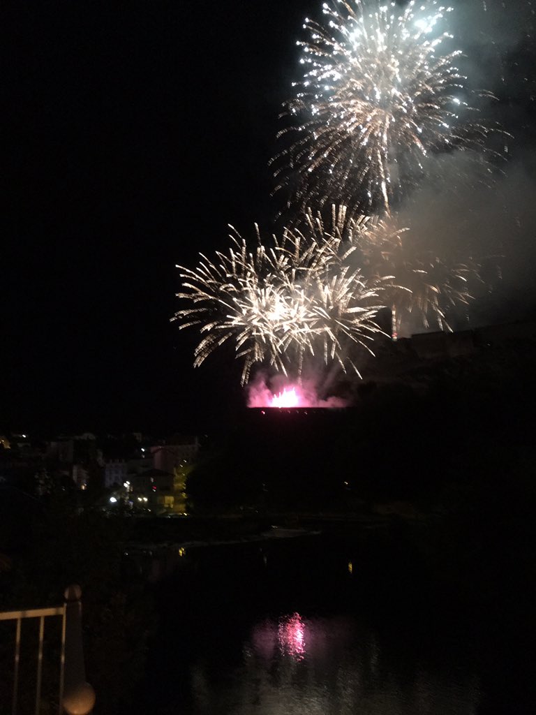 BishopPMcKinney's tweet photo. A wonderful firework display to bring an end to our diocesan concert this evening #notts2lourdes https://t.co/7tei0RCjE9