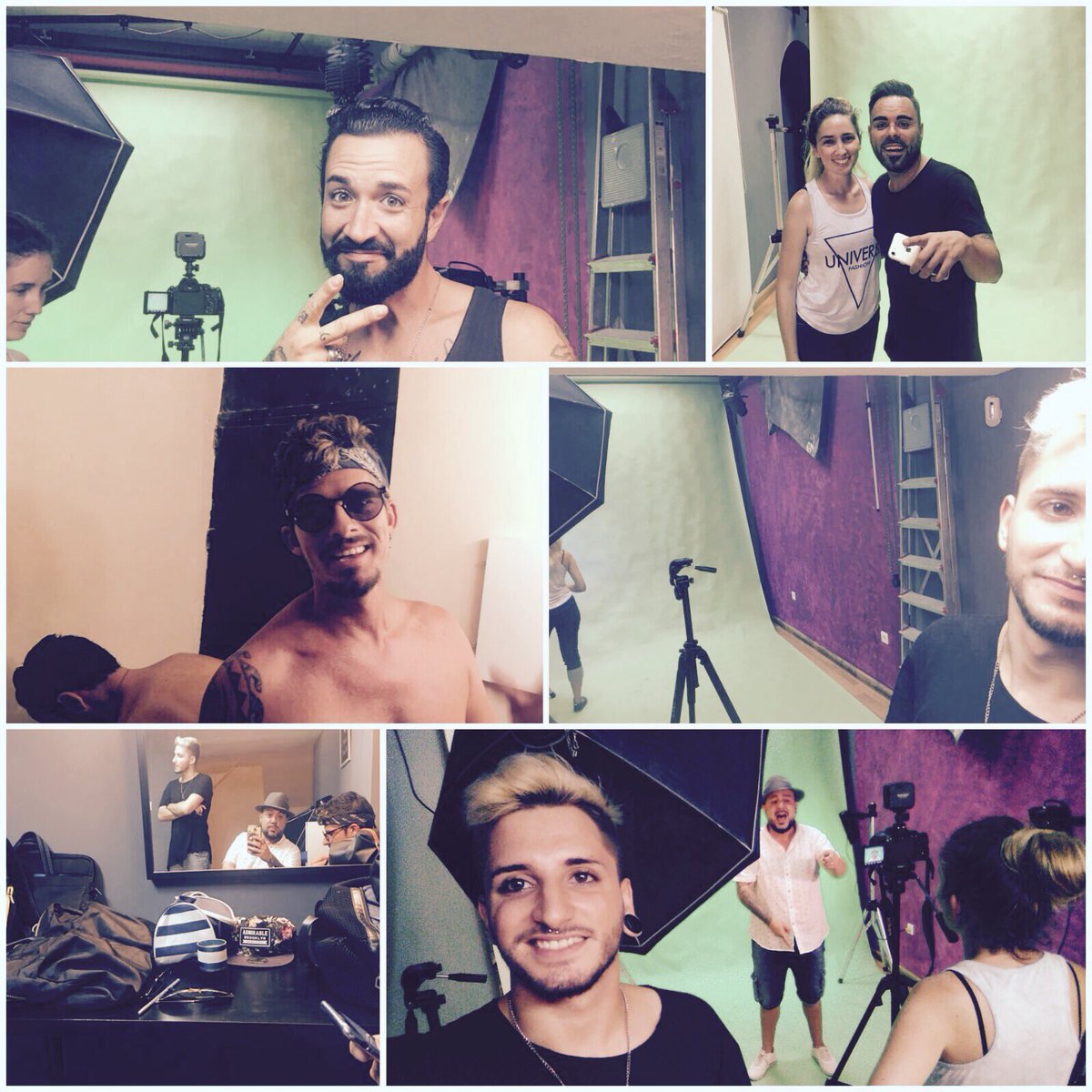 1,2,3 "Acción" 🎥🎬 grabación  videoclip del tercer single , pronto lo tendréis familia  #ventepaca #sur #acapela