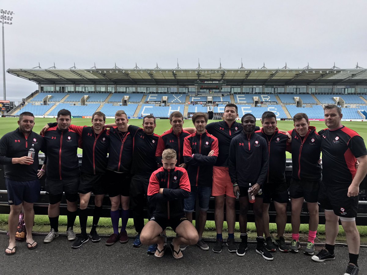 The wildcats head in to <a href="/SWRugby7s/">SW Rugby 7s</a> taking down cardiff saracens 21-10 #undefeatedstart #beertime