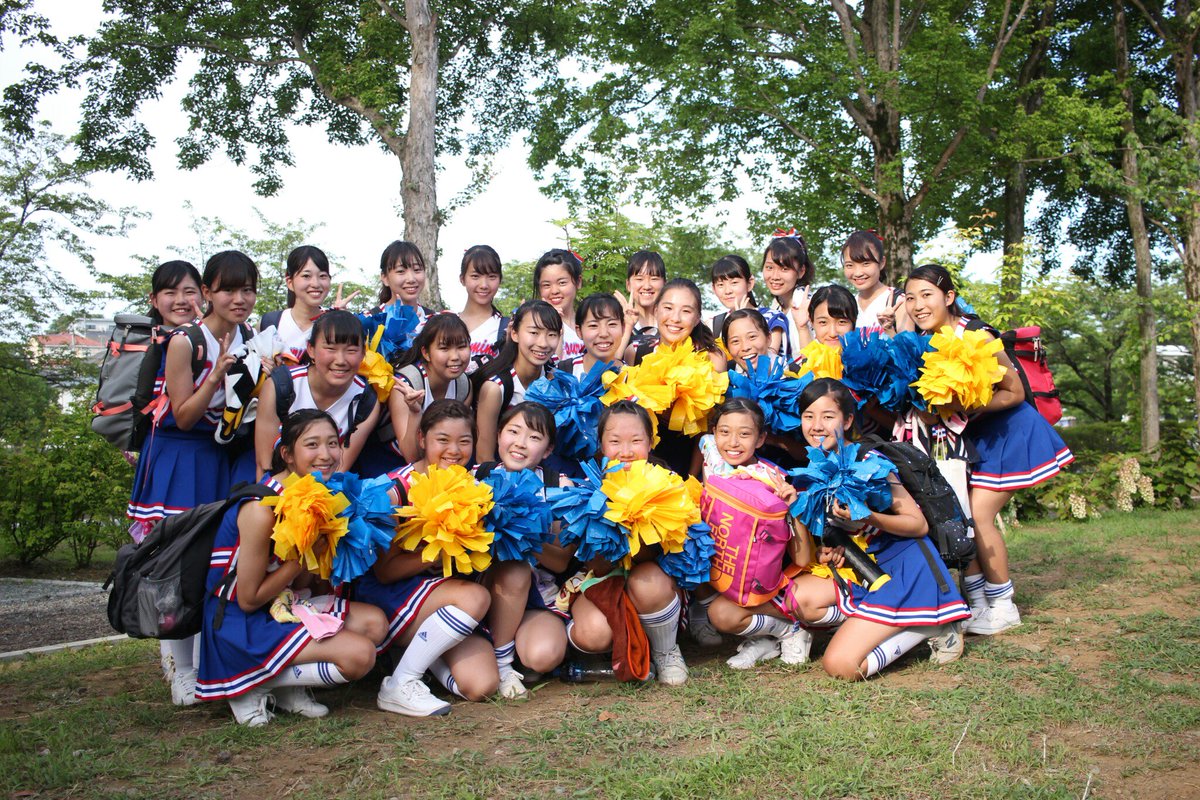 42期CRANES💗💙
素敵な笑顔ありがとう！！
野球応援お疲れ様でした！
<a href="/cheer_trmn42/">鶴嶺42期チア部</a>