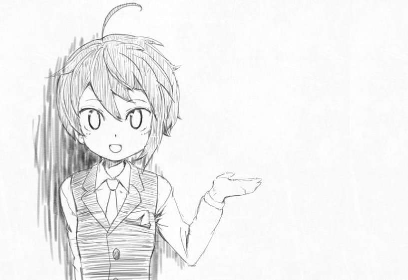 落書き・・・
紹介してもらった漫画のキャラ。
クラウネッサさん。 