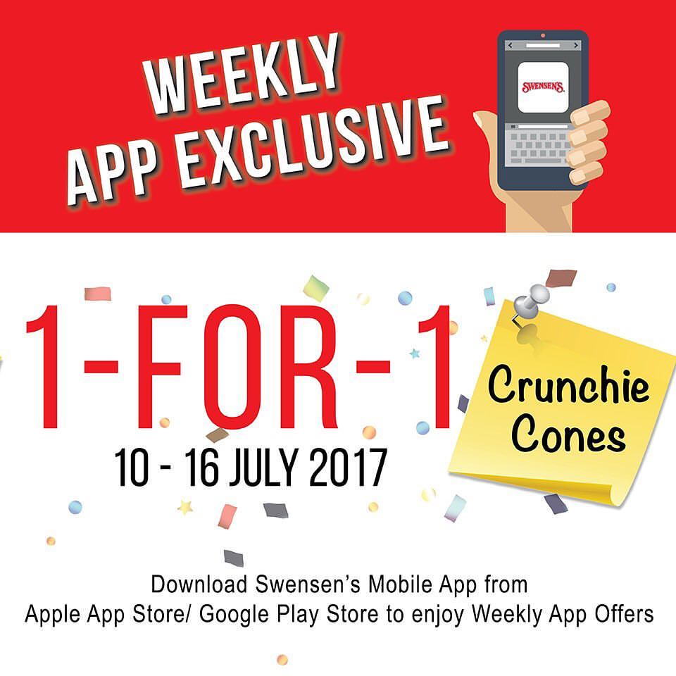 Cheepeersg's tweet photo. LAST 2 DAYS for you enjoy 1-for-1 crunchie cones!While stocks last!
#cheepeer #singapore #sgdeals #icecream #sgdesserts #sgfood #nomonomnom https://t.co/bSa8AI6xiU