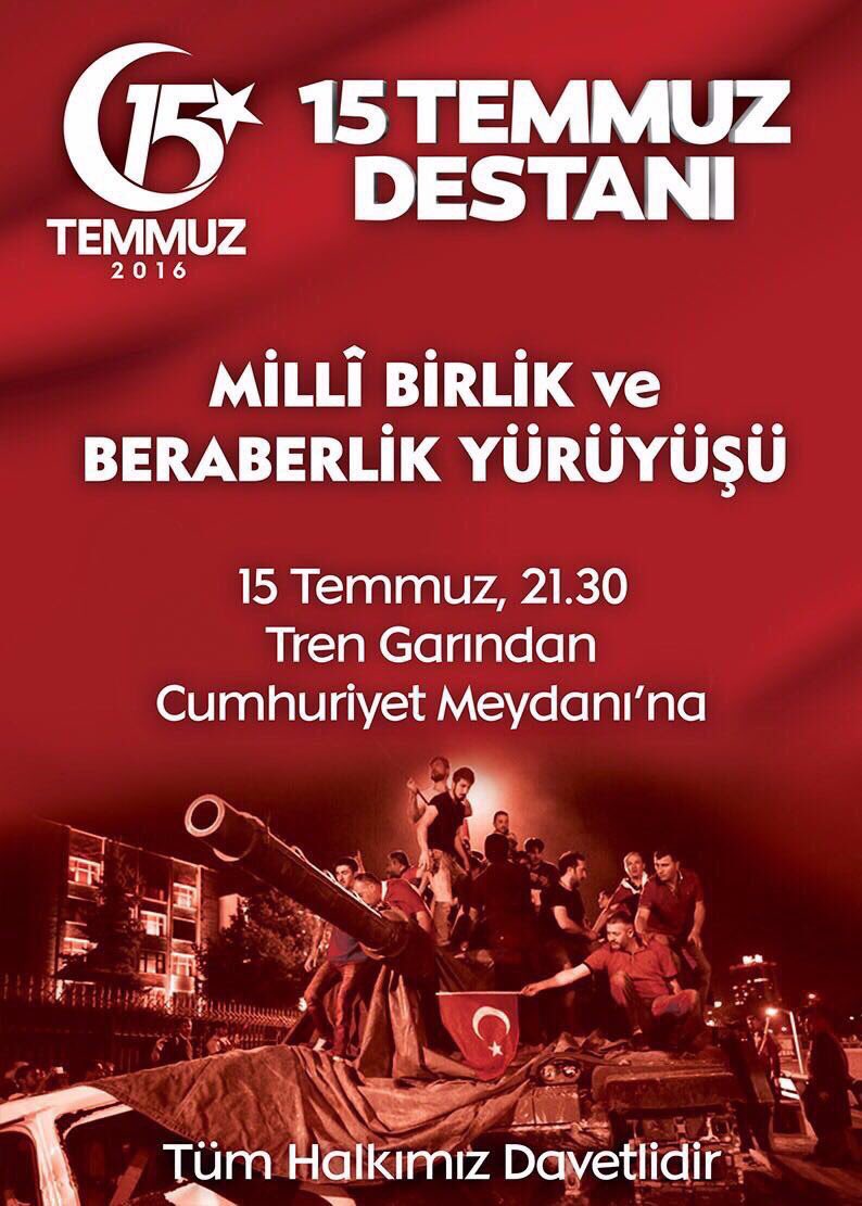SivasKYGM's tweet photo. Milli İrade nöbetlerine geçen yıl bıraktığımız yerden devam ediyoruz inş...
#15TemmuzMilletinDestanı https://t.co/1ZPWZxo3FC