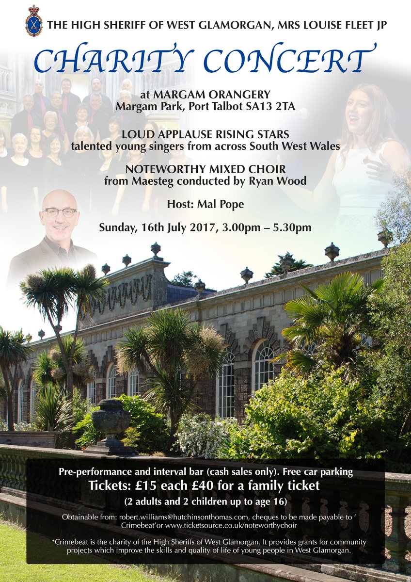 LoudApplProd's tweet photo. Looking forward to tomorrow's concert at Margam Orangery https://t.co/piWXw8ZRnu