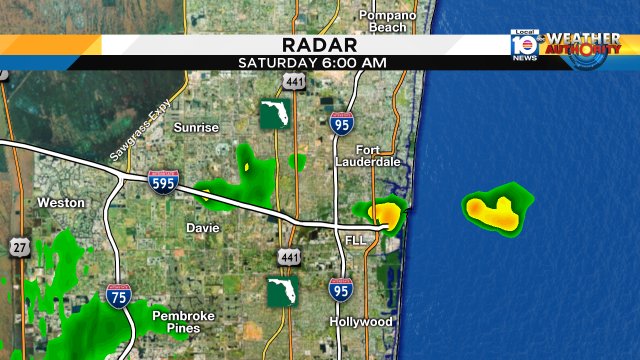 Few showers over Broward right now but shower activity will be isolated & only last thru the AM #SouthFlorida #Flwx https://t.co/KNLIQz07t4