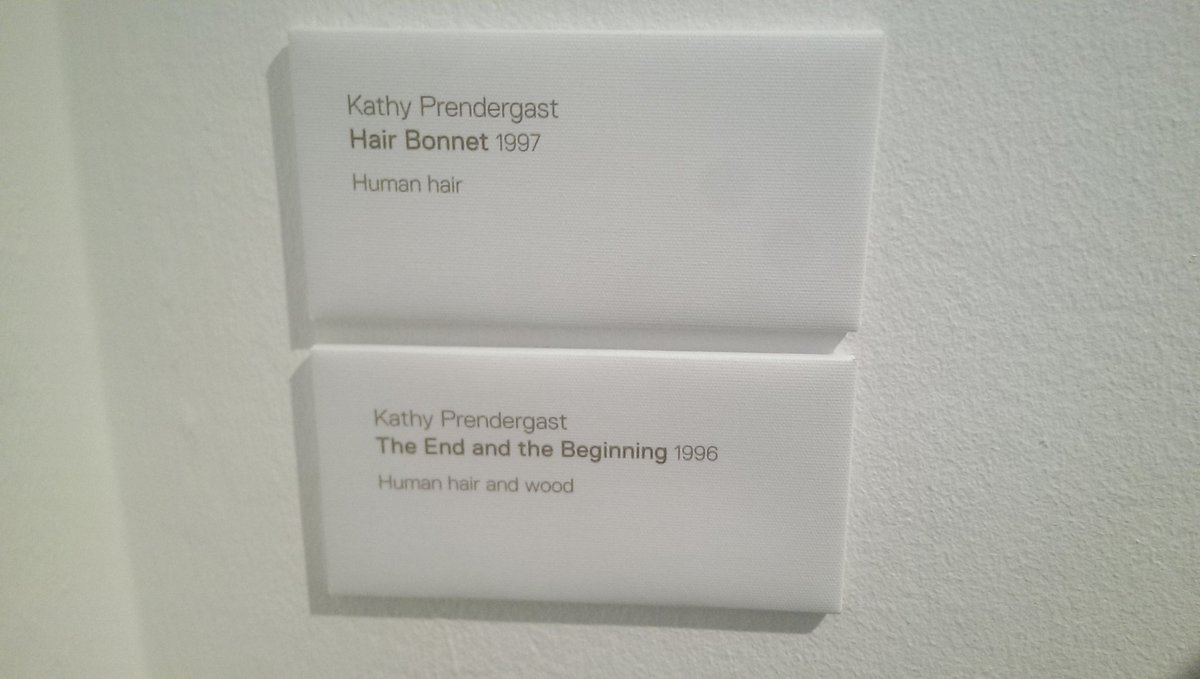 #KathyPrendergast in #TreadSoftly exhib of #art from @ace_national @YSPsculpture -
Put me in mind of @Highlanes current exhib Hair&Hegemony