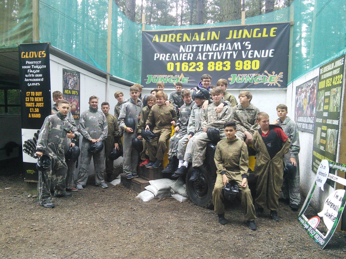 skylarwhite2000's tweet photo. @krispykremeUK This is my Son &amp; all his friends at his paintballing party!☺ #GroupGoals #FunSmiles #80YearsofSmiles https://t.co/PADX9Orprc