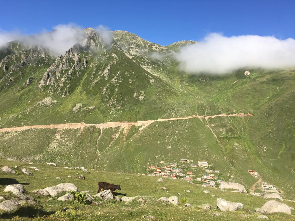 ozcanyuksek's tweet photo. Doğaya darbe! Adına "yeşil" denen kara yol Samistal'a devam ediyor. 
Güzelim dağların ölüm fermanı imzası bu çizgi, f. Cevdet Oğuz #durde https://t.co/W66eLFyC6x