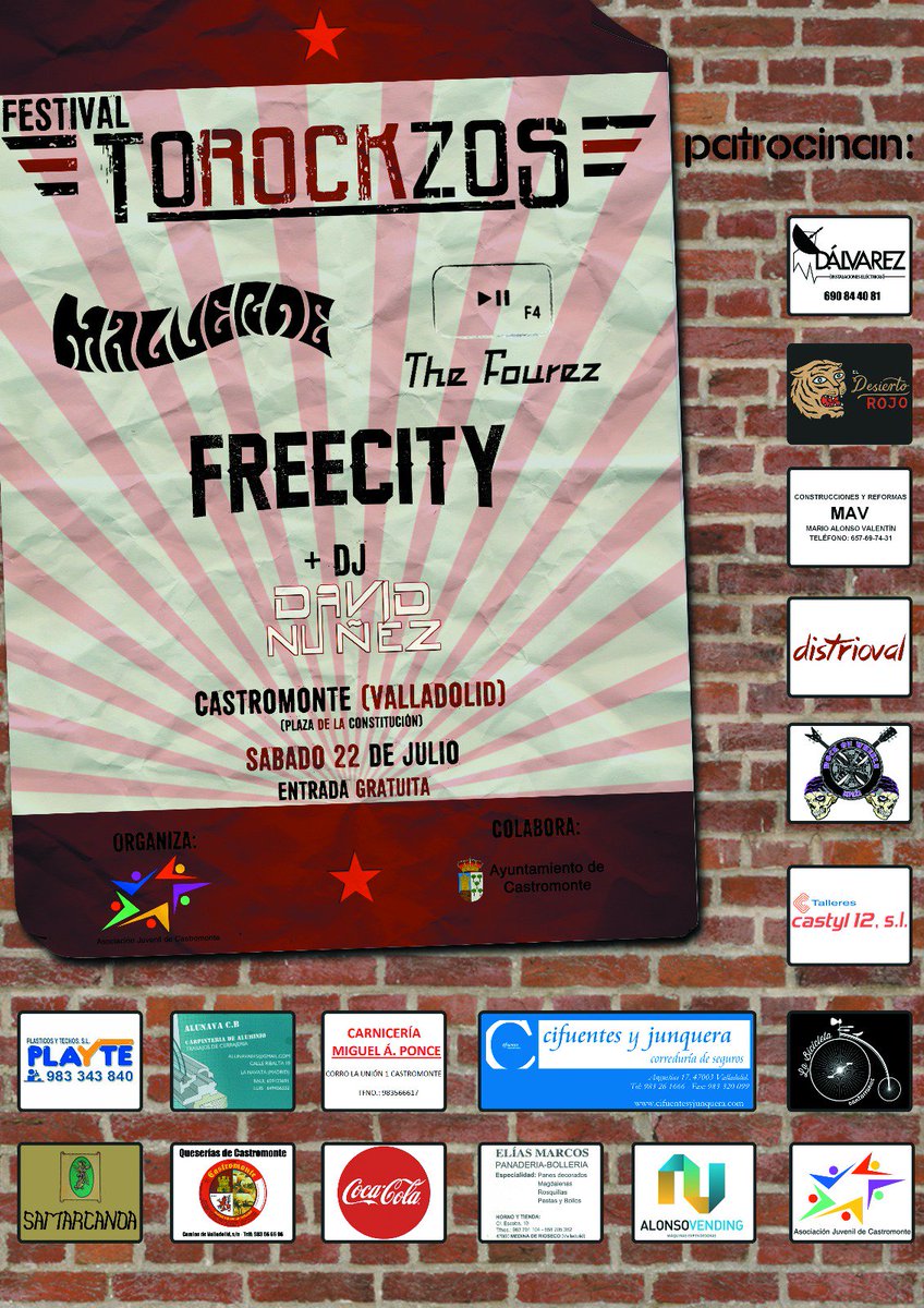 AJCastromonte's tweet image. ¿No tienes plan para el próximo finde? ¡Ven a #castromonte al fin de semana cultural y al festival de rock #torockzos! 🙌🎶🎸