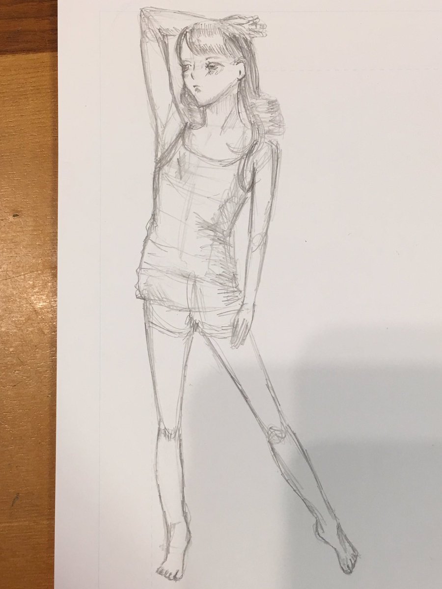 mayozaves's tweet photo. 全身を描くのを練習中でーす https://t.co/6iTs50cmnF