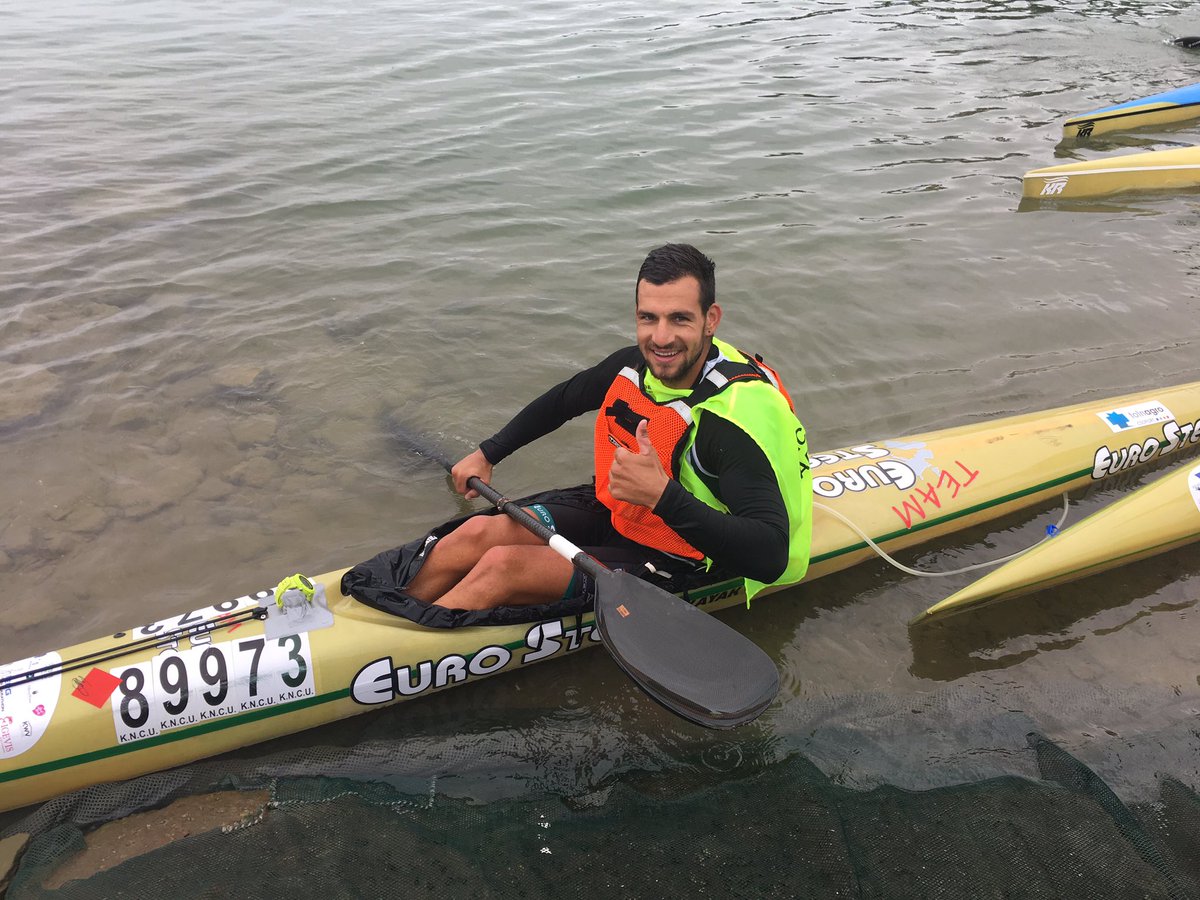 BergRiverCanoe's tweet photo. What an end sprint!!! Adrian Boros wins his fourth stage and his first Berg title!! #Berg2017 https://t.co/IfxAY0Z5Z6