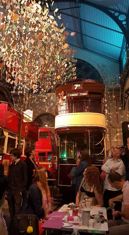 workshOPERA's tweet photo. A favourite shot from #SoundTracks @ltmuseum @guildhallschool as the Angel of Angel Station bids us farewell. https://t.co/LwhAQNc6BL