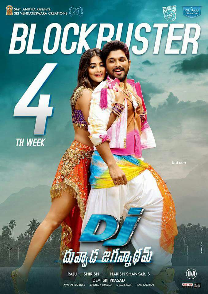 LokeshArjun7's tweet photo. #DJ #DhuvvadaJagannadham
4 th Week Posters
#BlockbusterDJ @alluarjun @harish2you https://t.co/mXH2E3OJN7