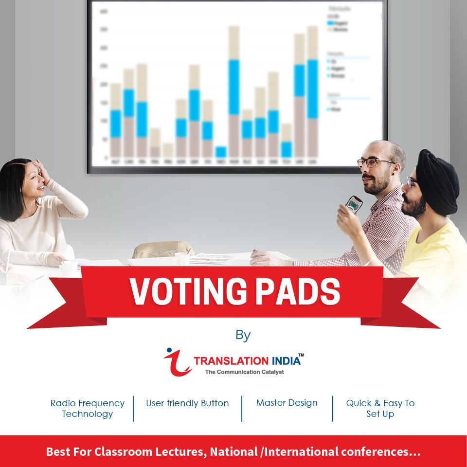 indiatranslate's tweet photo. Voting Pads By Translation India
*Radio Frequency Technology *User-friendly Button *Master Design *Quick & Easy To Set Up
#VotingPads https://t.co/6d95b8KKQ6