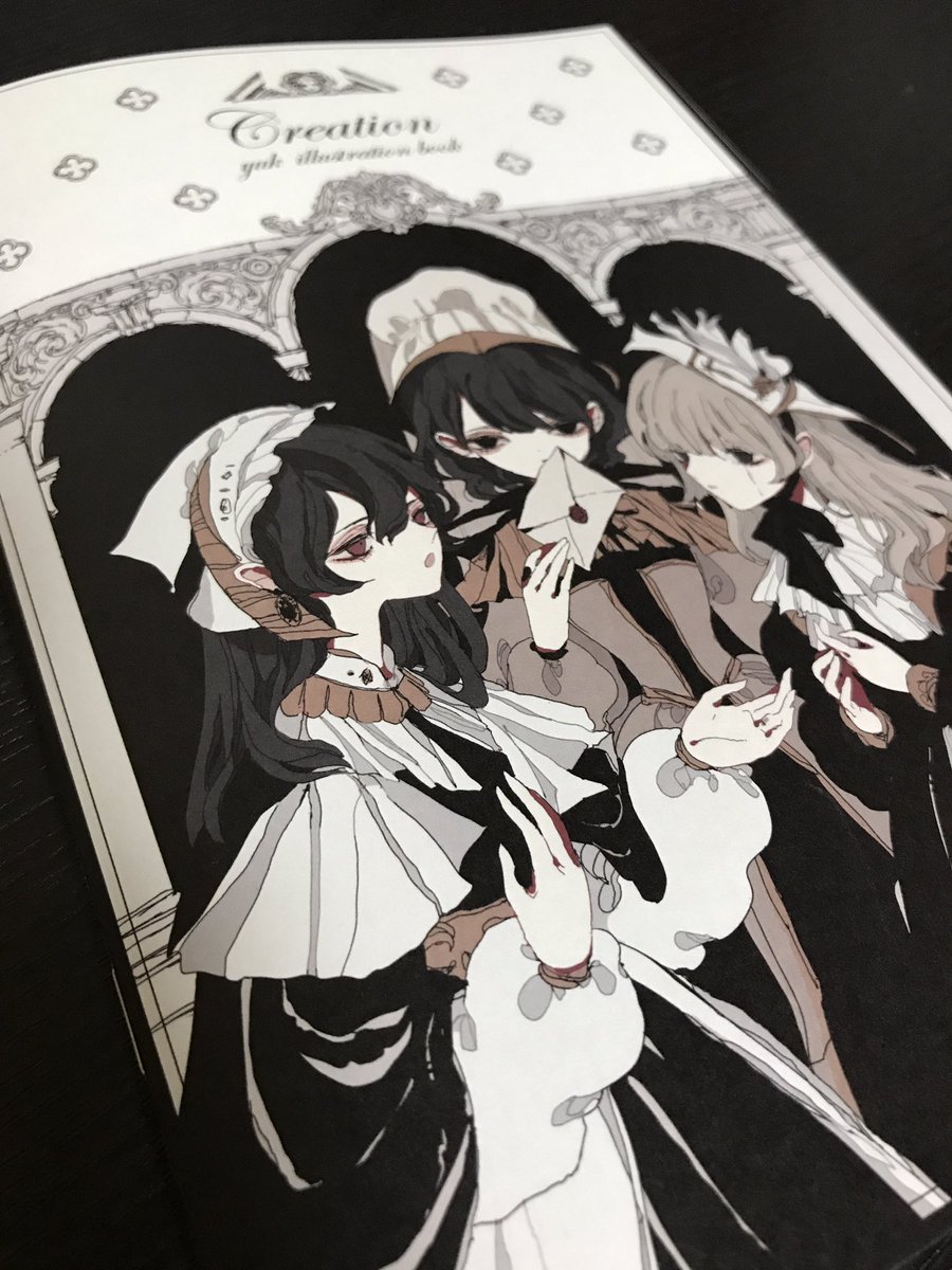 明日のメルメリィ2日目、参加します!新刊イラスト本、ポストカード、ステッカー、原画もあるのでG17「Forêt noire」でお待ちしております! ステッカーは新旧共に数が少なめですのでお買い求めの方はお早めに…!🌤よろしくお願いします〜!