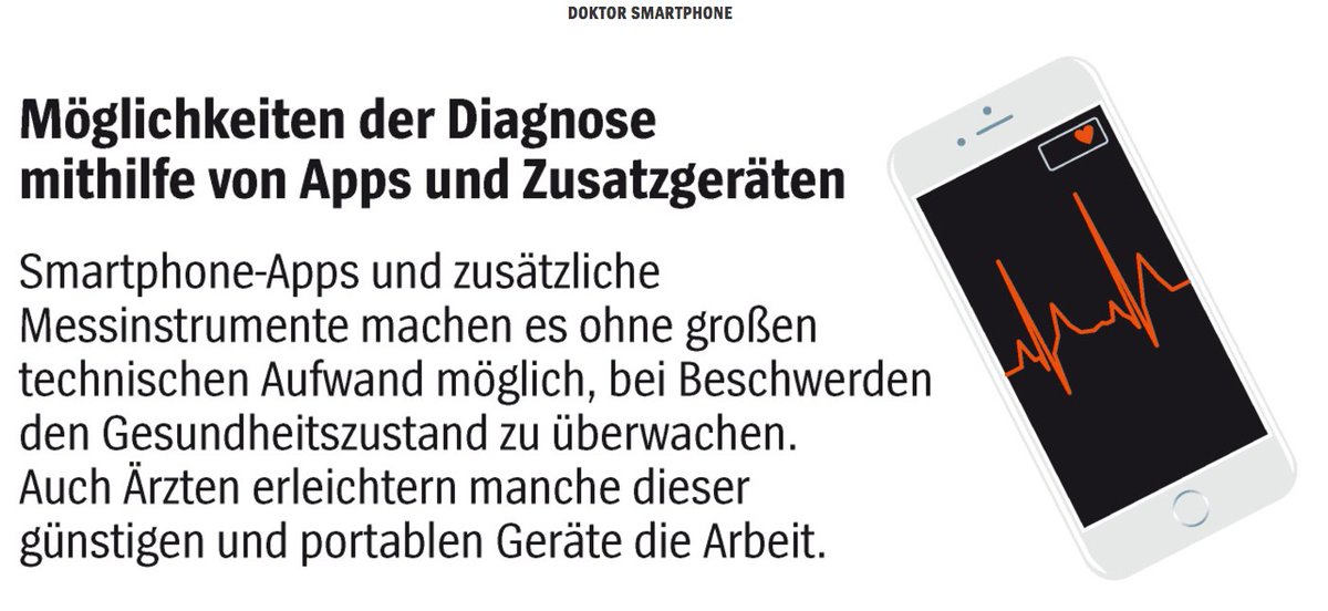 MartinUMueller's tweet photo. Wie man ein Smartphone schon heute zur Arztpraxis aufrüsten kann. Mein Report zur Zukunft der Medizin im @DerSPIEGEL https://t.co/idjOlePZL0 https://t.co/0mU3XMgXjE