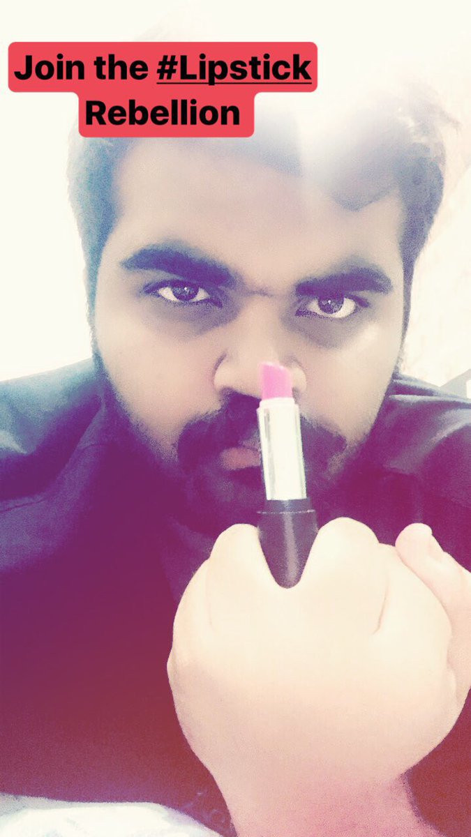 kahin_na_kahin's tweet photo. Let's get one thing straight ,i am not ! #MenForLipstick #LipstickRebellion #LipstickUnderMyBurkha @balajimotionpic @EktuEkta @konkonas 💄❤️💋 https://t.co/f8MafDlF2k