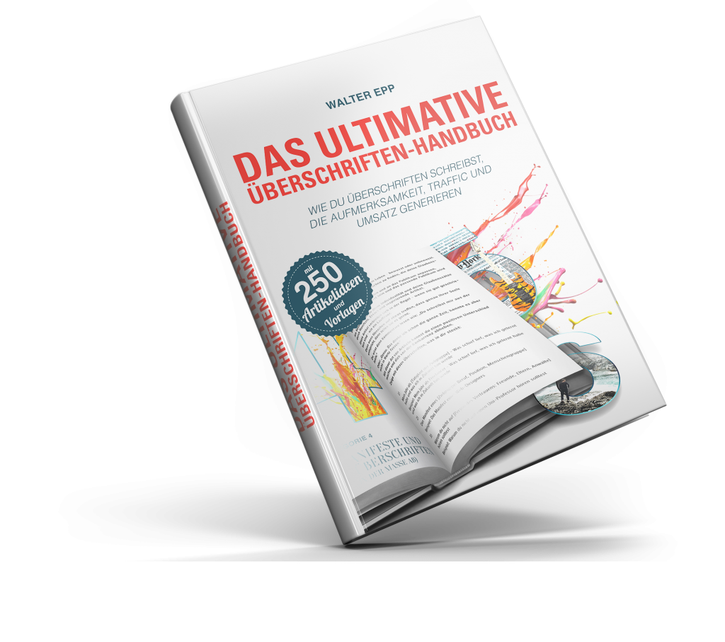extrawerbung's tweet photo. Empfehlenswert! Das umfassende Handbuch zum Schreiben verlockender Überschriften von @DerWalterEpp 
 https://t.co/lF6t1yxiJd https://t.co/SSKGhC5axJ