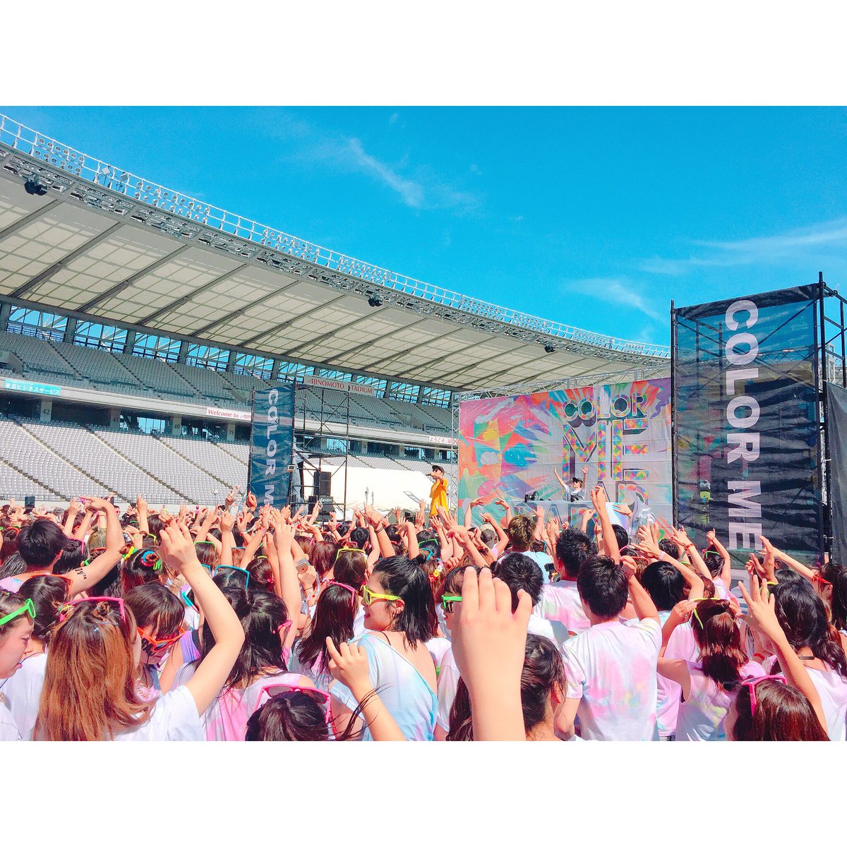 K_a_btf's tweet image. 余韻が抜けない！！
最高にたのしかった😽💓
とうとう今年も夏がきたな〜👌🏻👌🏻
#colormerad #colorrun2017 #ミゾ軍団