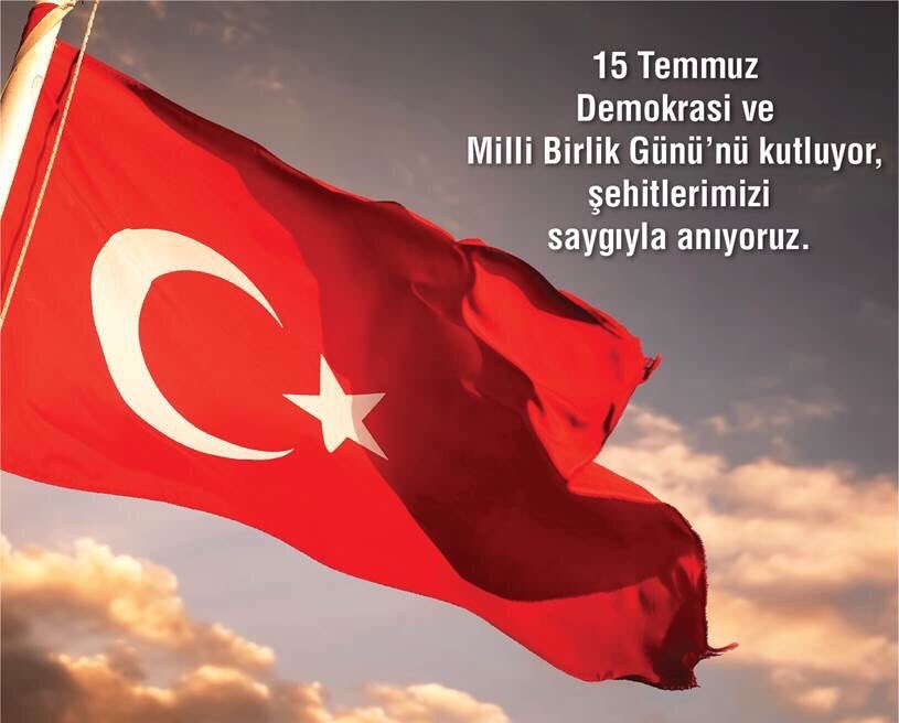 budemsgm's tweet photo. Demokrasimize sahip çıkan şehitlerimizi saygıyla anıyor ve gazilerimize minnetlerimizi sunuyoruz. #15temmuz https://t.co/U8oZXzo4yy