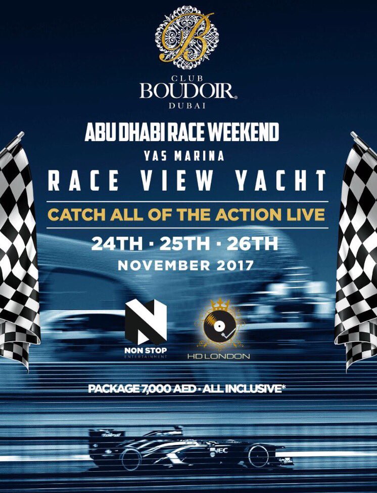 VIPEventME's tweet image. I am proud to announce the F1 Race Weekend at Abu Dhabi 24-26 Nov contact me ASAP for ticket info: +44 7799336069 insta: @VIPEventME