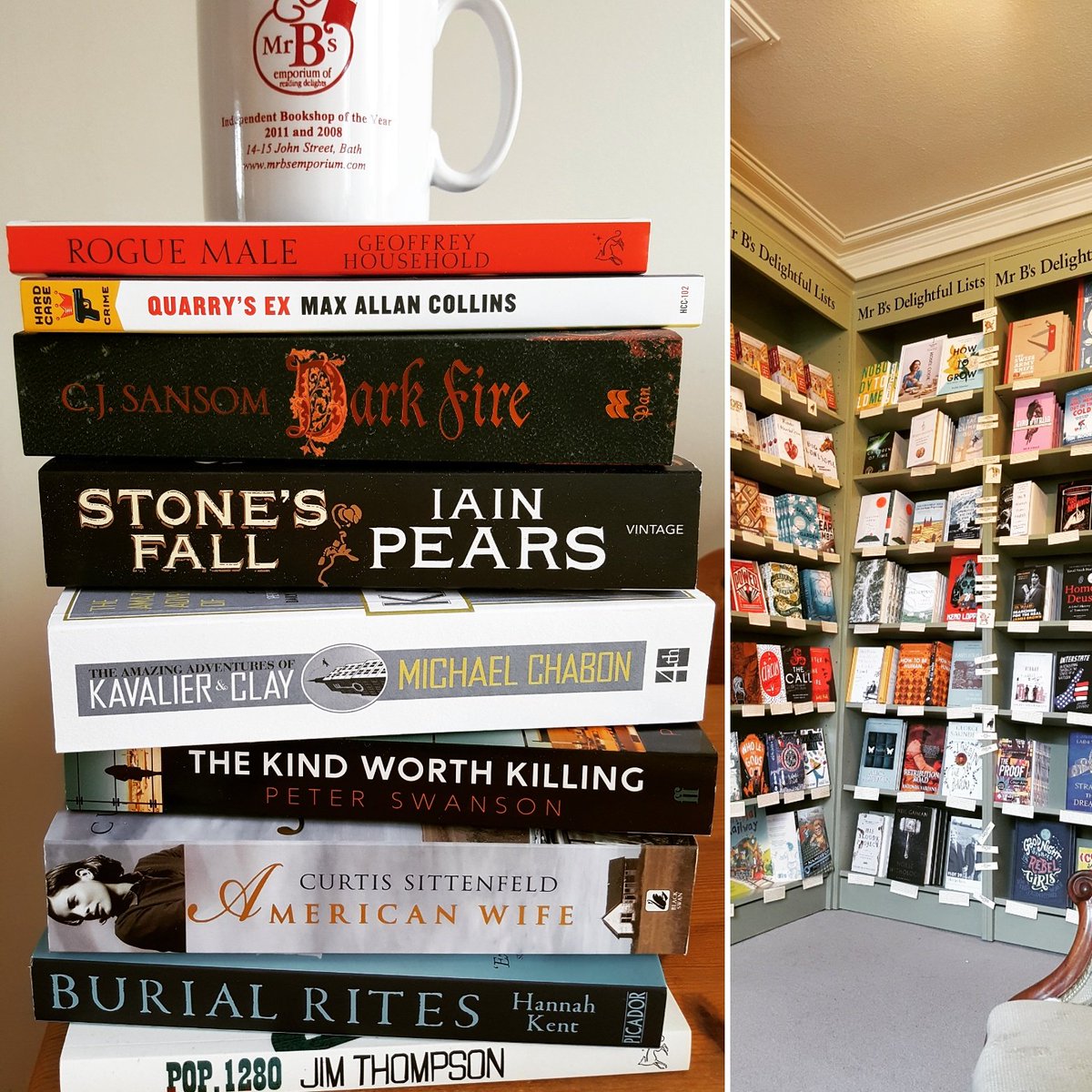 EmBNorth's tweet photo. Thank you @mrbsemporium for a perfect afternoon reading spa yesterday. I had the BEST time &amp; love my new books (&amp; the brownie was lush)! https://t.co/l28fkANlCE