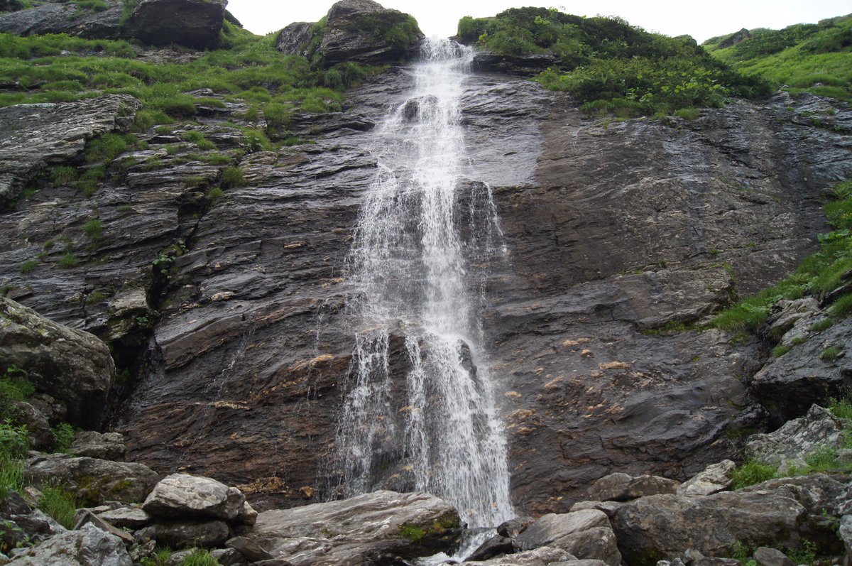 Roopchandnegi's tweet image. A waterfall in Himalayas