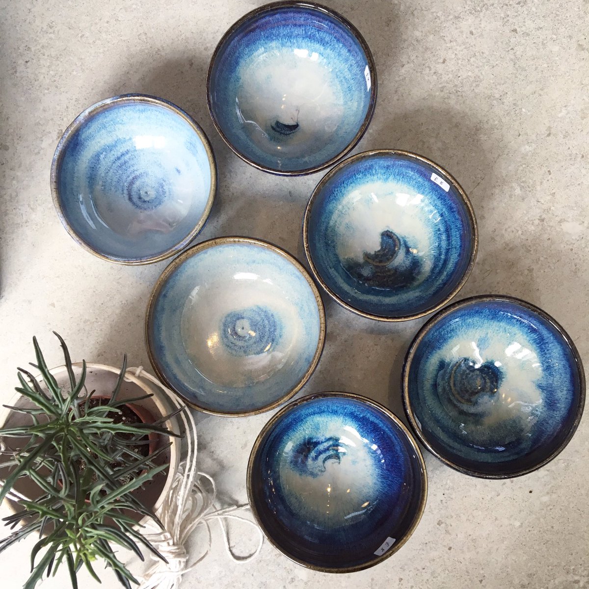 Beautiful handmade bowls where no two are the same with each glaze slightly different. A small bowl of uniqueness <a href="/davegreenpotter/">Dave Green Ceramics</a> #handmade