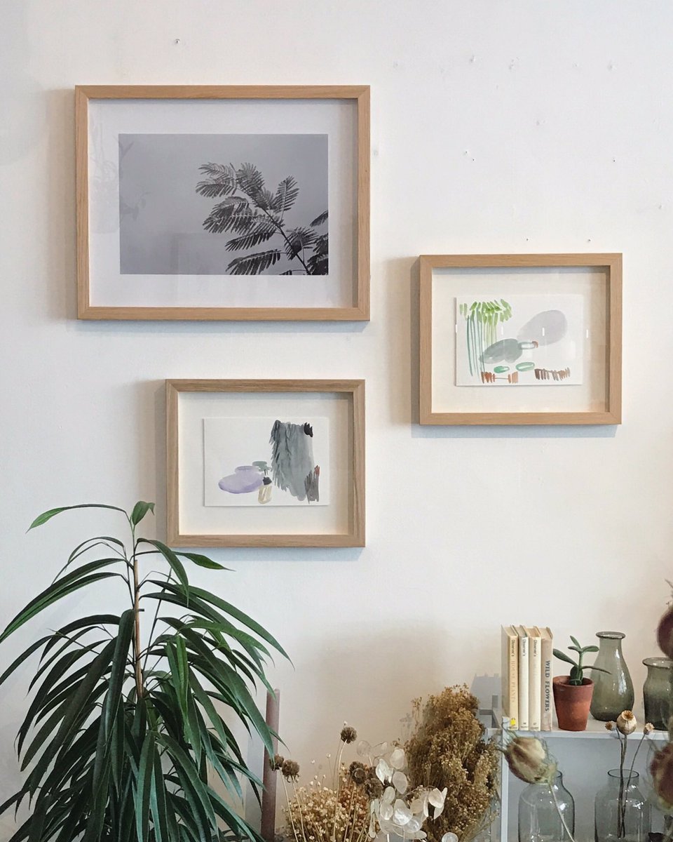 PattenLisa's tweet photo. Some of our work on show at the gorgeous @botanyshope5 #painting #photography #35mm #watercolour #gouache #monet #monetsgarden #studiohardy https://t.co/w8pooIjgLE