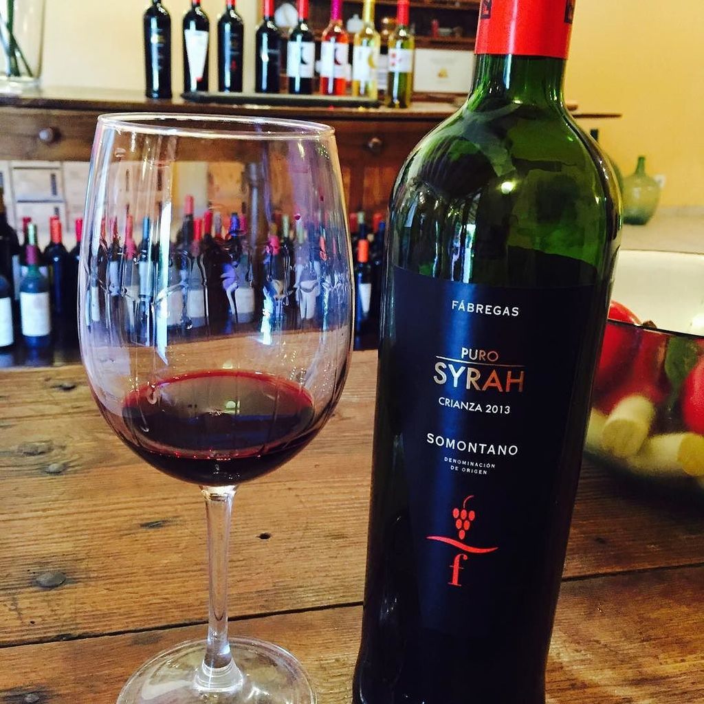 malaltsdevi's tweet photo. En @BodegasFabregas de Barbastro, capital de @do_somontano catando con Gonzalo Fabregas.
El Puro Syrah 2013 con 12 meses de barrica de robl… https://t.co/fvWyTH5Fhd