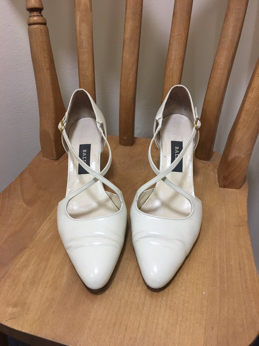 CharityShopCafe's tweet photo. Designer bargain: BALLY shoes size 6.5! #Derby #charityshop #bally https://t.co/A4Evzlouff