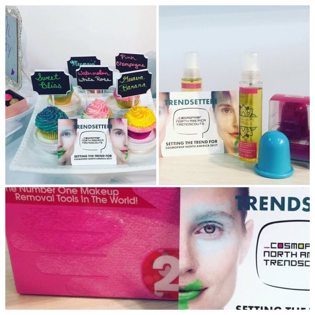 makeuperaserfl's tweet photo. Could we be more honored? 3 Trendsetter awards at the largest beauty show in North America. #cosmoprof  #atitagain #beautytrends2017 https://t.co/30CCUCE9NQ