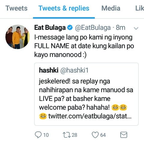 avisalaenca's tweet photo. HAHAHA love it! @EatBulaga 

#ALDUB2getherForever https://t.co/ULTglGIfby