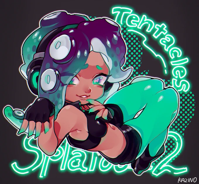 テンタクルズのイイダちゃん? #Splatoon2 