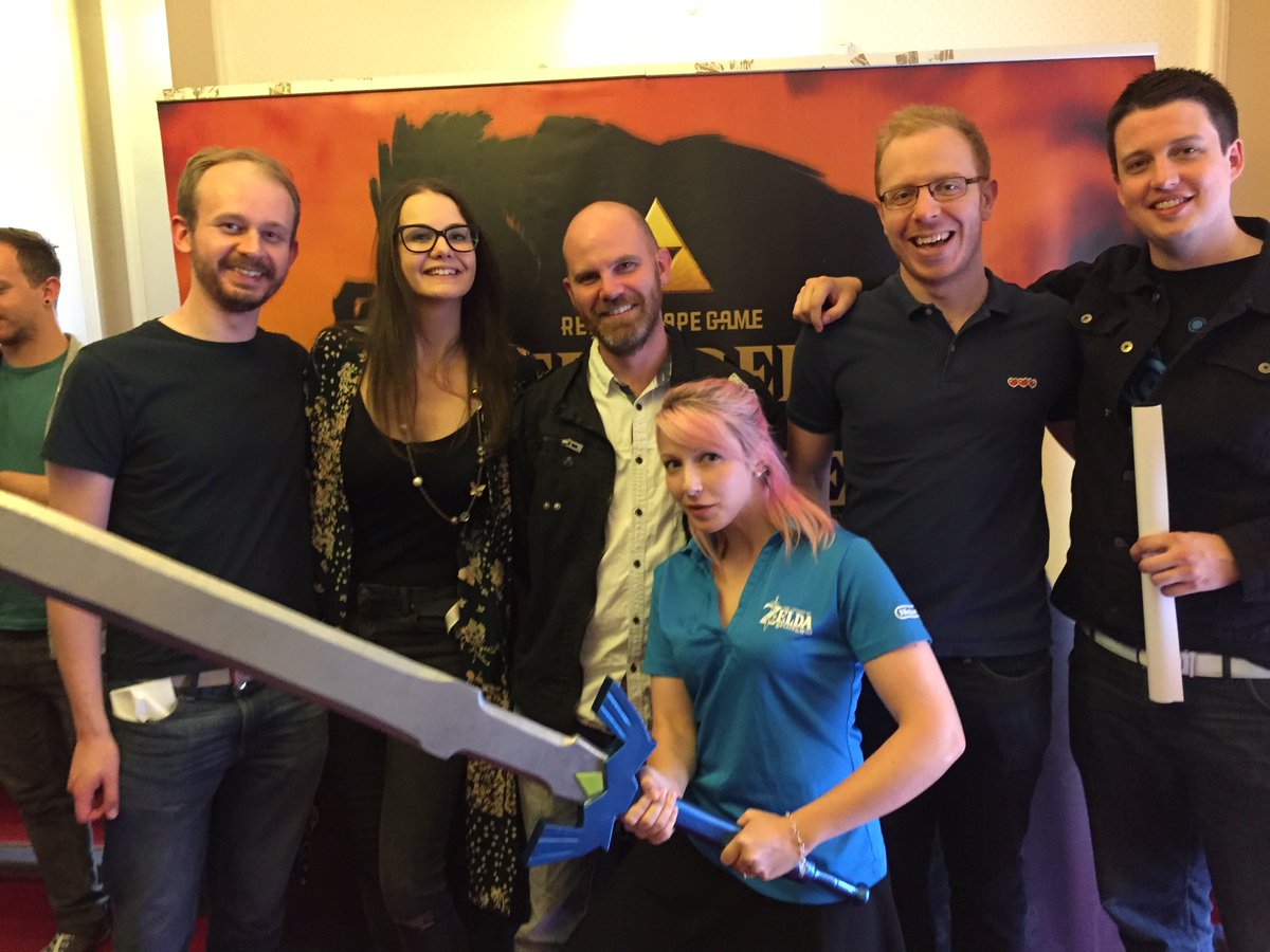 JustTeddii's tweet photo. That was really good fun! We totally got the Master Sword and saved #Hyrule 👌✌️👍 #DefendersOfTheTriforce @NintendoUK #ScrapZeldaEU https://t.co/npF5EWSMrM