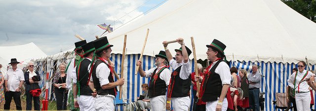 Morris Troupes from around the Country will perform along with several folk plays and folk music on Saturday 22 and Sunday 23 July.