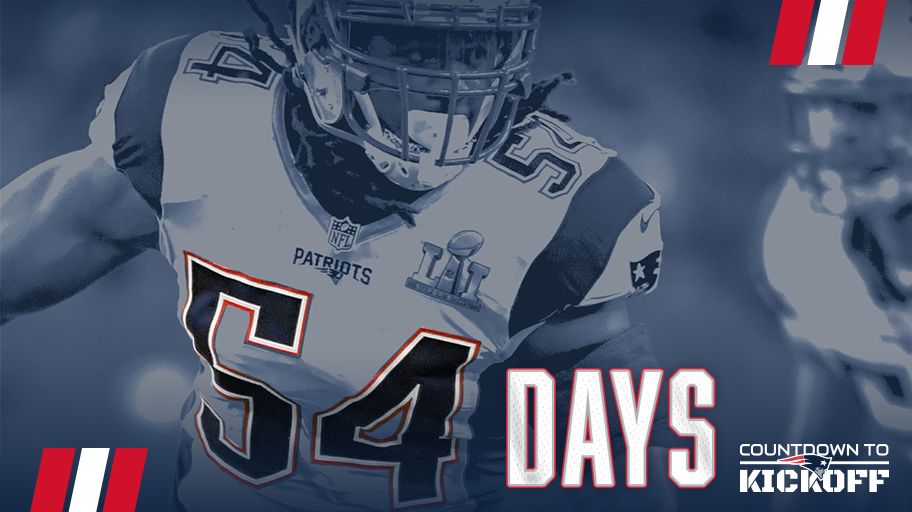 Patriots's tweet photo. 54 days! https://t.co/QD6o2xqSIa