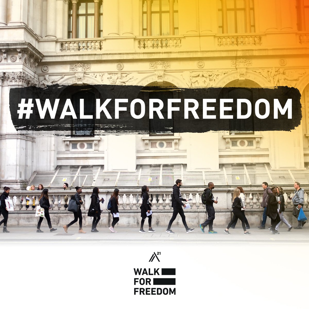 It's coming! #WalkForFreedom #A21 <a href="/A21/">A21</a> #CaminhadaPelaLiberdade #A21Brasil
