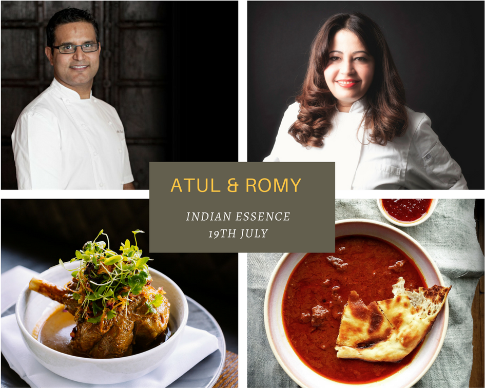 indianessenceak's tweet photo. #Chefseason2017 #collaborative #menu on 19th July with #Michelinstar @atulkochhar & @romyskitchen #chefs #indian #spice limited tables left! https://t.co/97XojQOUbD