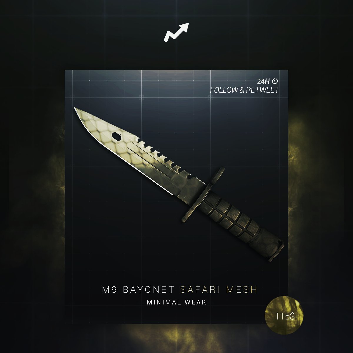 skinupgg's tweet photo. YES, NEXT M9 BAYO SAFARI MESH GIVEAWAY 😨

TO ENTER
➡️ RETWEET 
➡️ FOLLOW @skinupgg
➡️ VISIT https://t.co/YNcYGak562

GOOD LUCK https://t.co/uqnuxAKelB