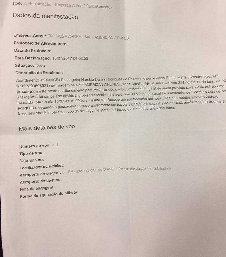 RaphaelWouters's tweet photo. Two ANAC complaints in 5h time against @AmericanAir #AA214. By the way, your (helpful) staff is tired after almost 24h of working #fail https://t.co/mGNszfTogi