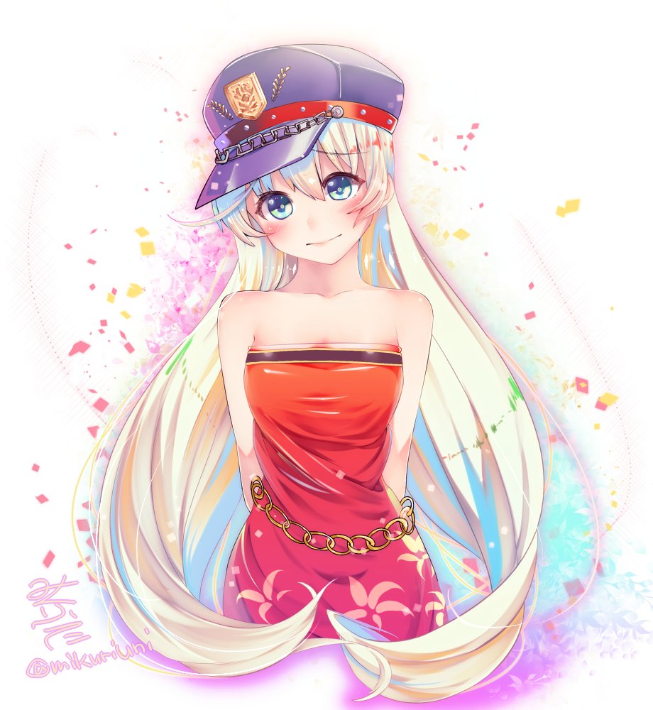 トモエ プール際 暑いけど涼しげに 白猫プロジェクト 白猫お絵描き みくりうに のイラスト トモエ プール際 暑いけど涼しげに 白猫プロジェクト 白猫お絵描き みくりうに のイラスト